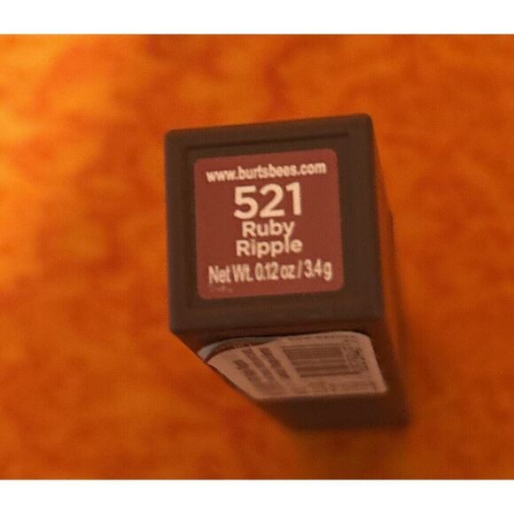 Burt's Bees Satin Lipstick - #521 Ruby Ripple by Burt's Bees 100% Natural .12oz - Picture 3 of 3